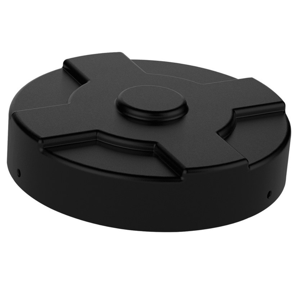 Low-Density Polyethylene Drum Cover – 55 Gallon – DC-P-55-BK – Vestil