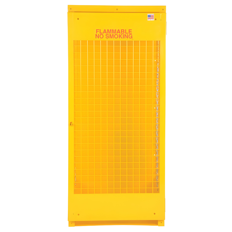 Steel Knockdown Vertical Cylinder Cabinet – 5 to 10 Cylinder Capacity – CYL-V-510-KD – Vestil