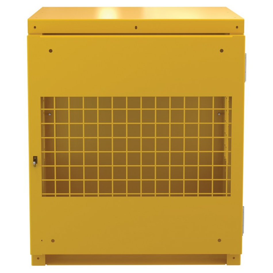 Steel Vertical Cylinder Cabinet – 4 Cylinder Capacity – CYL-V-4 – Vestil