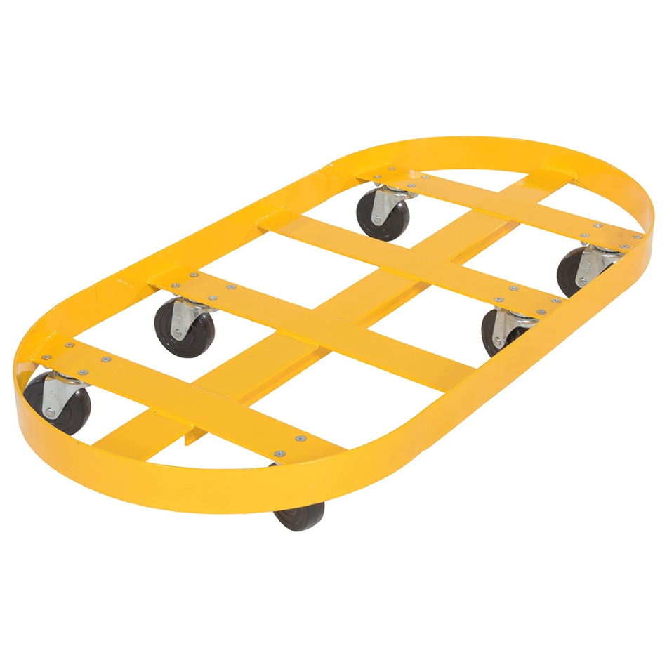Steel Double Drum Dolly with Hard Rubber Casters – 2000 Lb. Capacity – DRUM-X2-55-HR – Vestil