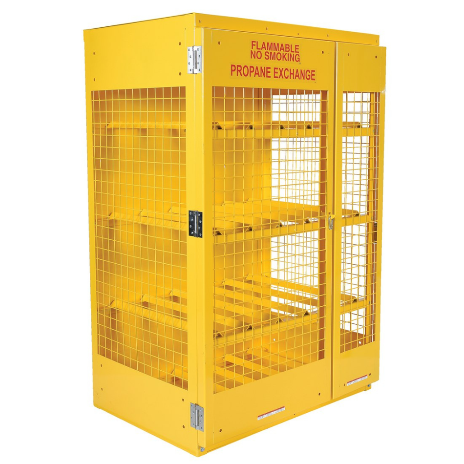 Steel Horizontal Cylinder Cabinet – 12 Cylinder Capacity – CYL-H-12 – Vestil