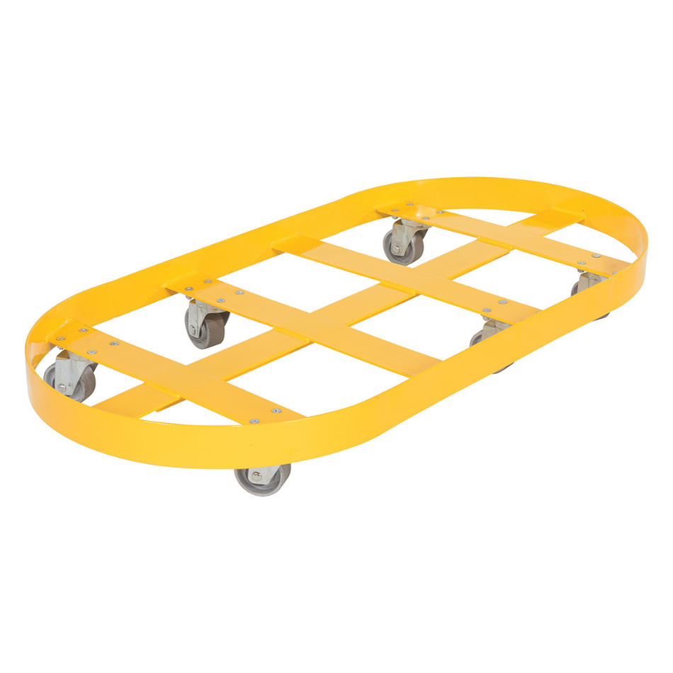 Steel Double Drum Dolly with Cast Iron Casters – 2000 Lb. Capacity – DRUM-X2-55-CI – Vestil