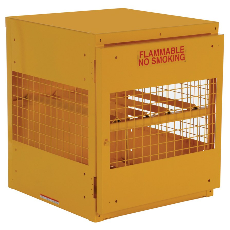 Steel Horizontal Cylinder Cabinet – 4 Cylinder Capacity – CYL-H-4 – Vestil