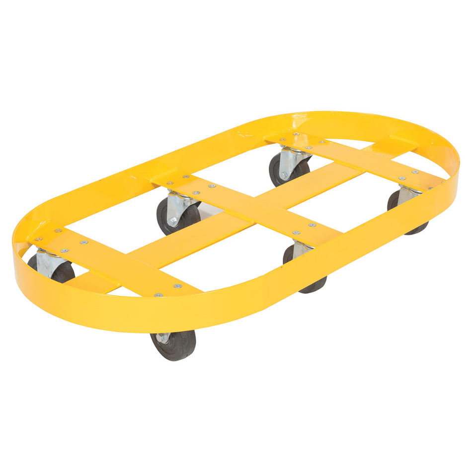 Steel Double Drum Dolly with Glass Filled Nylon Casters – 2000 Lb. Capacity – DRUM-X2-30-GFN – Vestil