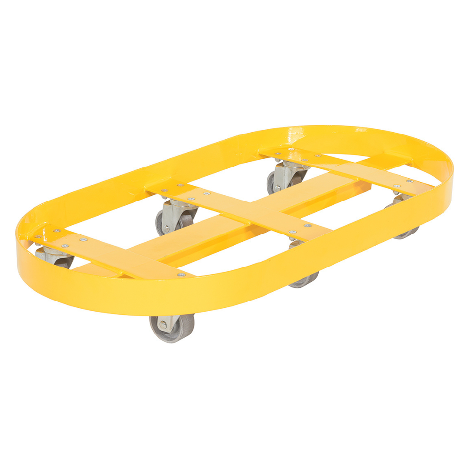 Steel Double Drum Dolly with Cast Iron Casters – 2000 Lb. Capacity – DRUM-X2-30-CI – Vestil