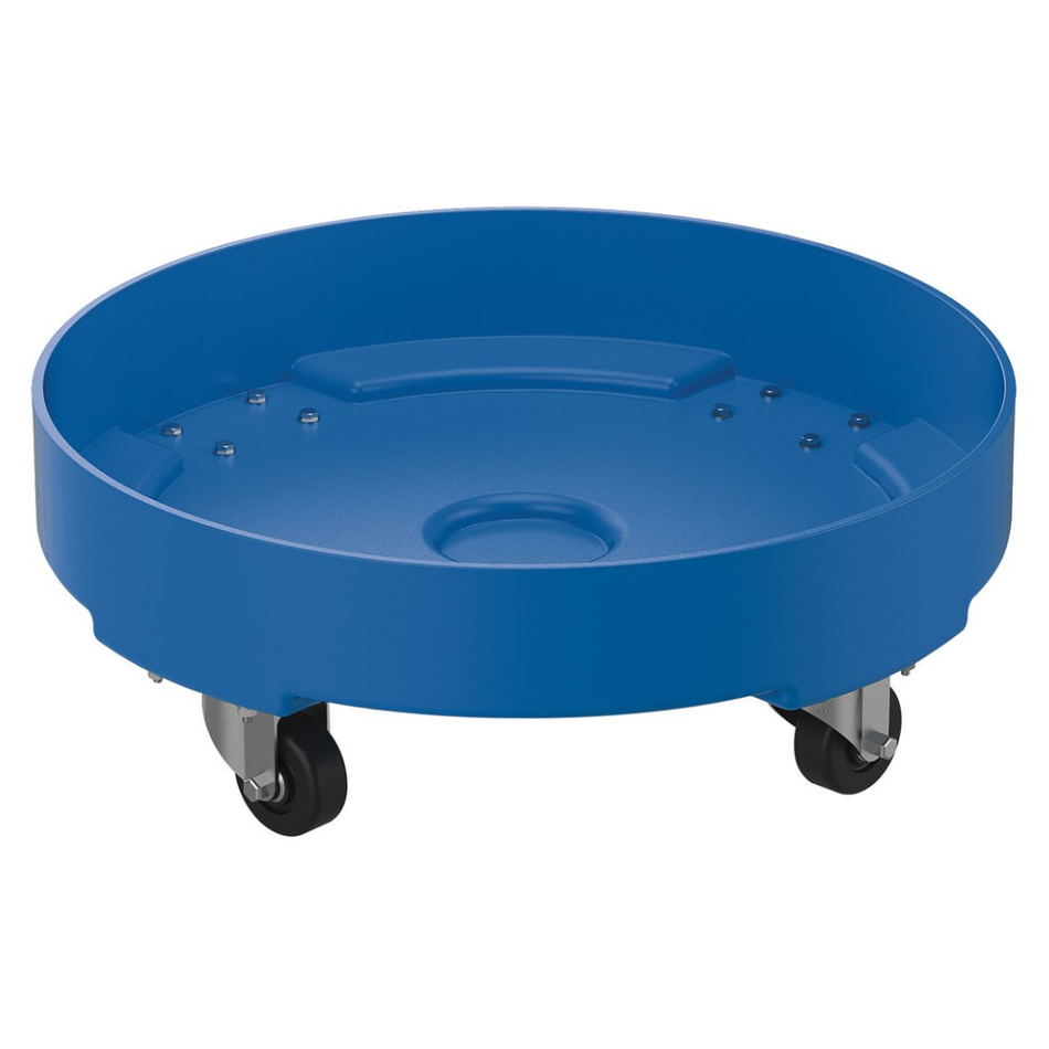 Polyethylene Light Duty Drum Dolly – 55 Gallon, 300 Lb. Capacity – DRUM-DP-LD-55-BU – Vestil