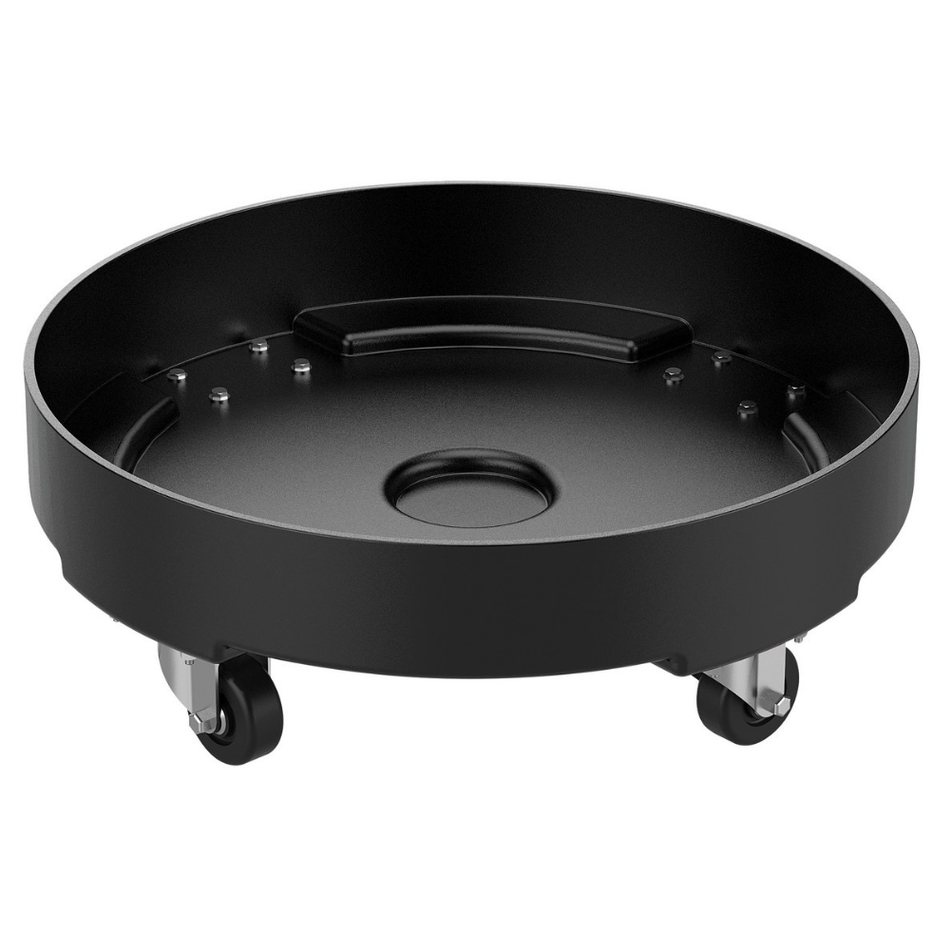 Polyethylene Light Duty Drum Dolly – 55 Gallon, 300 Lb. Capacity – DRUM-DP-LD-55-BK – Vestil