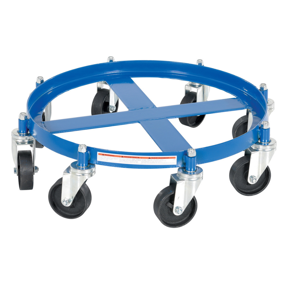 Steel Oct Drum Dolly – 55 Gallon, 2,000 Lb. Capacity – OCTO-55-CI – Vestil