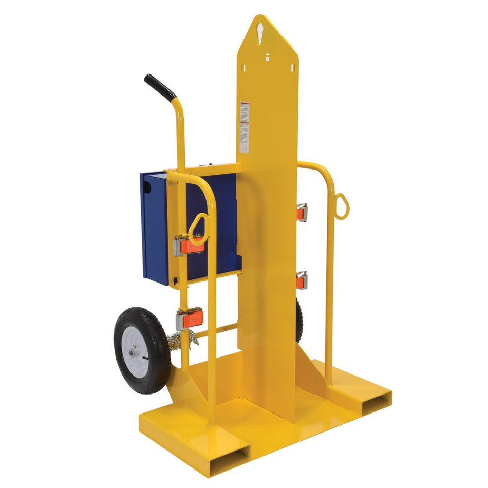 Steel Welding Cylinder Torch Cart – 500 lb Capacity – CYL-2 – Vestil