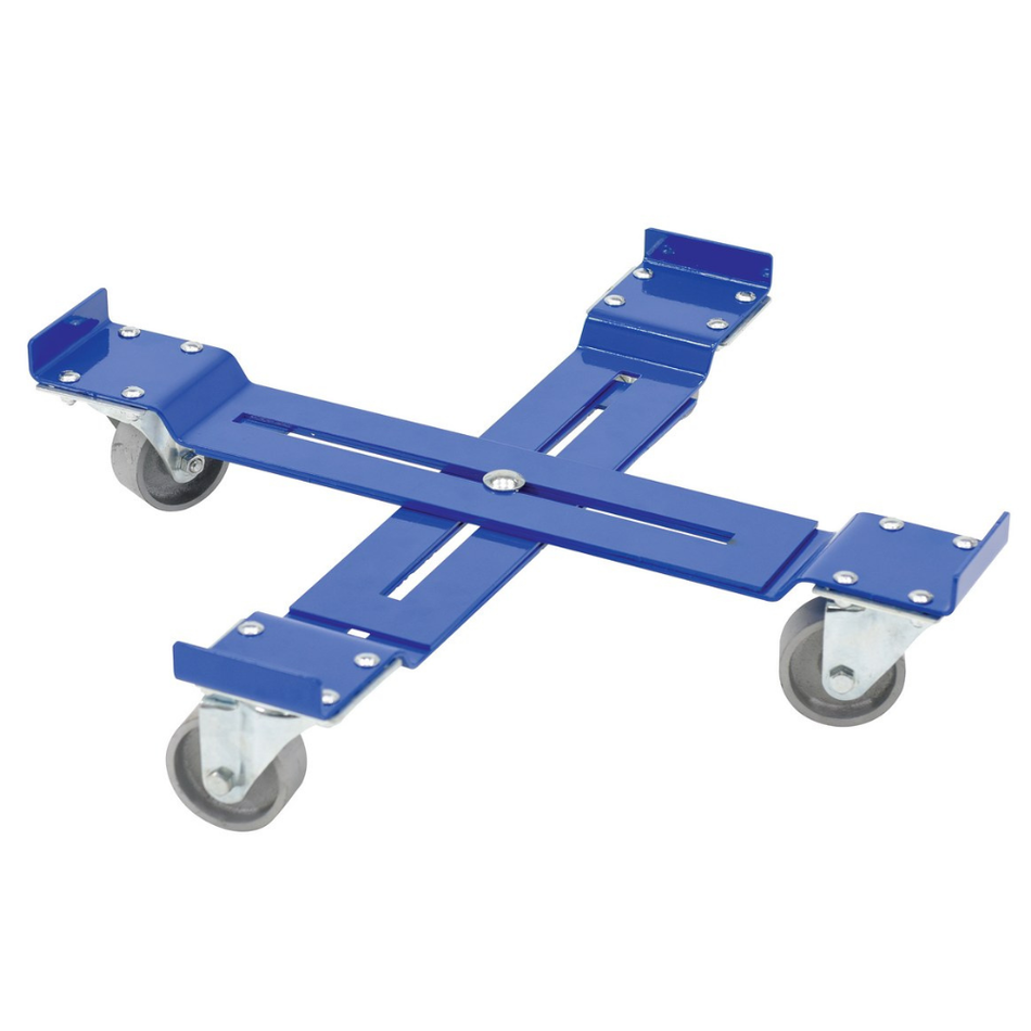 Steel Adjustable Mobile Drum Dolly with Cast Steel Wheels – 1,200 Lb. Capacity – DRUM-X-C – Vestil