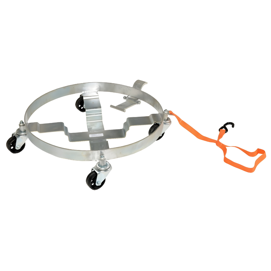 Steel Multipurpose Tilting Drum Dolly – 1,200 Lb. Capacity – DRUM-QUAD-C-TLT – Vestil
