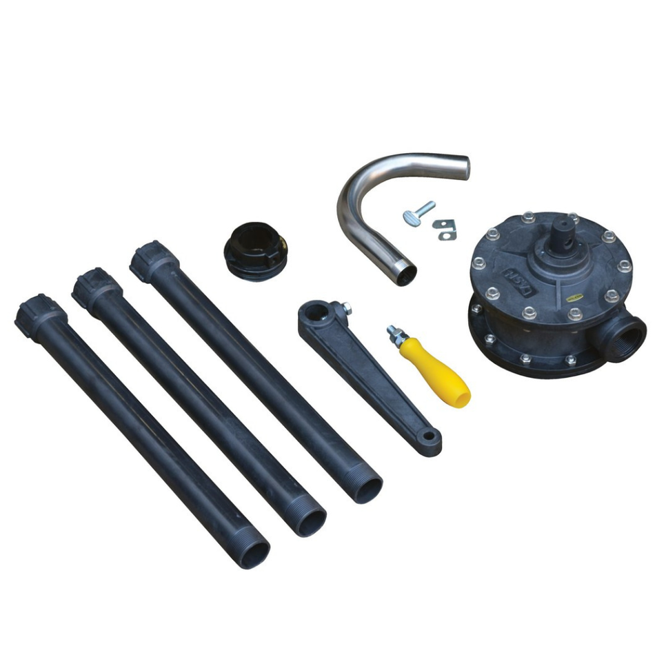 Polyphenylene Sulfide Manual Rotary Drum Pump – 2" Bung – RP-90RT – Vestil