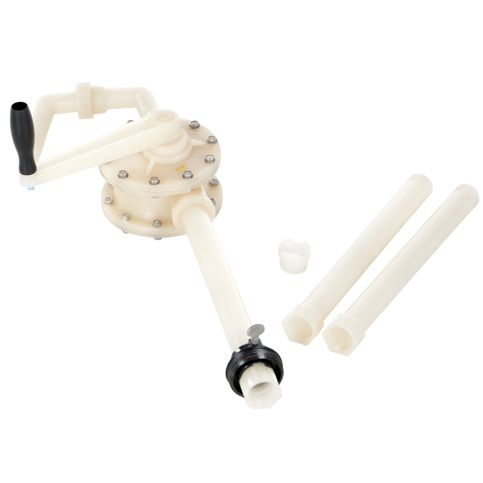Polytetrafluoroethylene Manual Rotary Drum Pump – 2" Bung – RP-90FG – Vestil