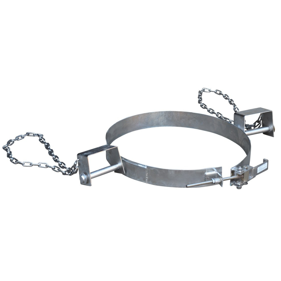 304 Stainless Steel Tilting Drum Ring – 55 Gallon Drum – 1,200 Lb. Capacity – TDR-55-SS – Vestil