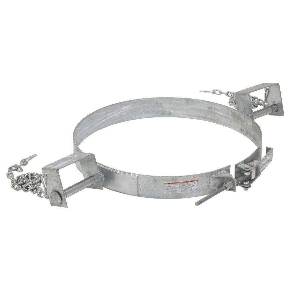 Carbon Galvanized Steel Tilting Drum Ring – 55 Gallon Drum – 1,200 Lb. Capacity – TDR-55-G – Vestil