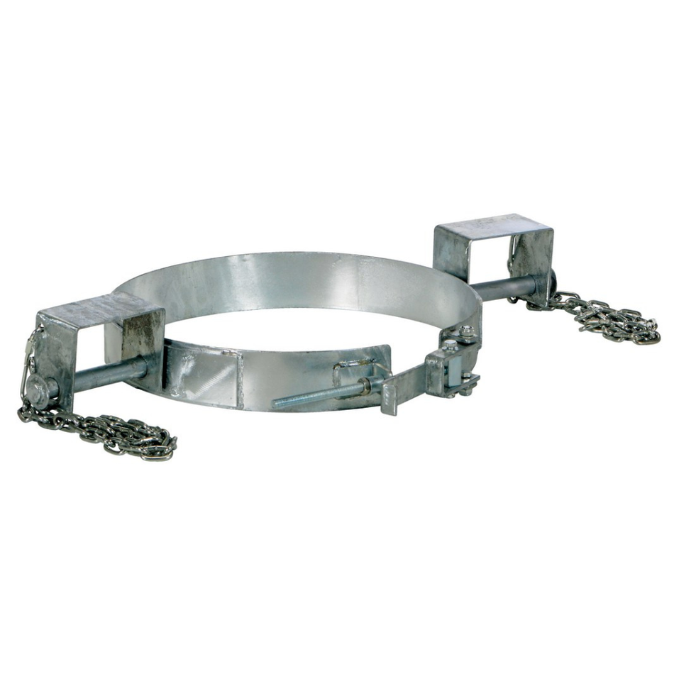 Carbon Galvanized Steel Tilting Drum Ring – 30 Gallon Drum – 1,200 Lb. Capacity – TDR-30-G – Vestil