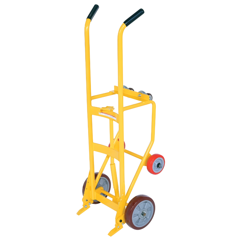 1,000 lb Steel Drum Truck Cradle with Poly-on-Poly Wheels – 55 Gallon – RDBT-PO – Vestil