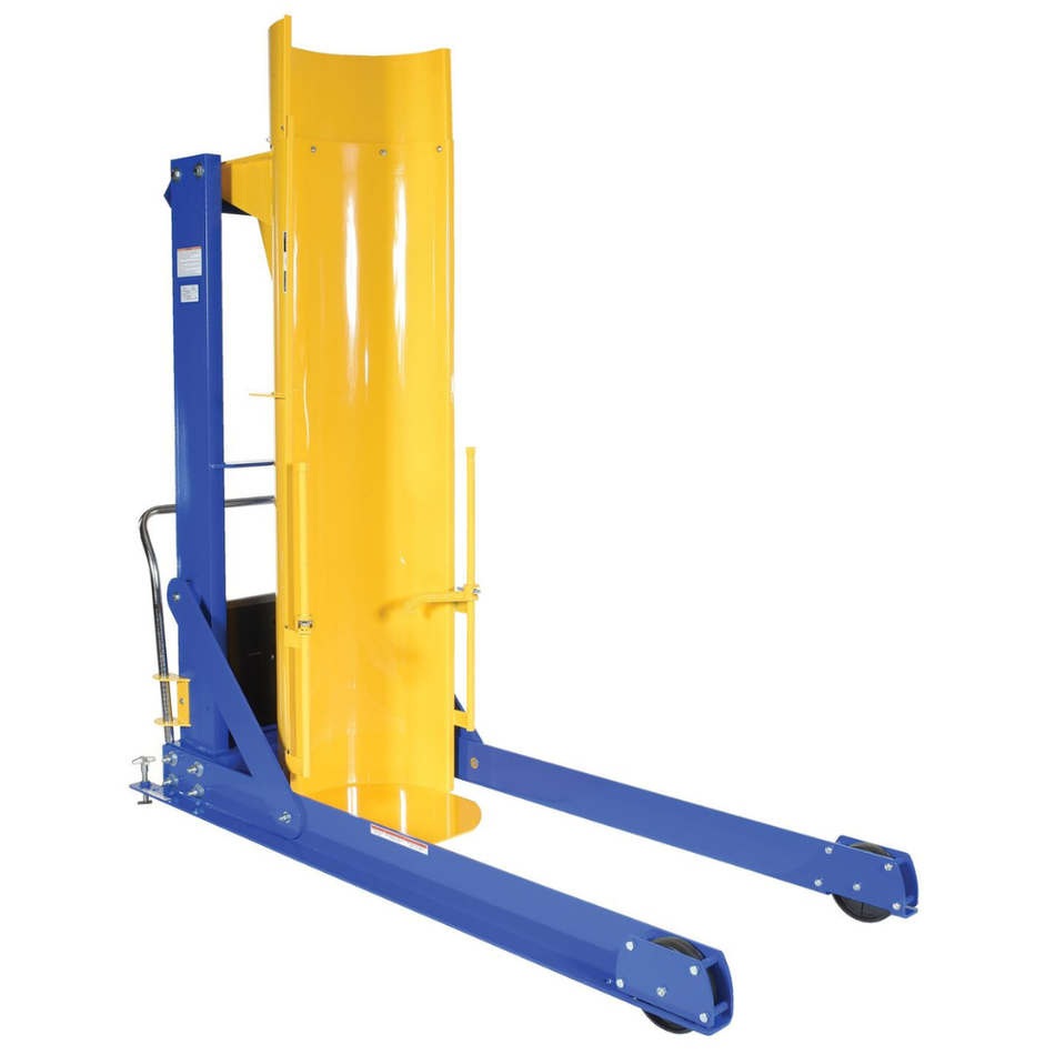 Steel DC Powered Portable Hydraulic Drum Dumper – 72" Dump Height – 1,500 Lb. Capacity – HDD-72-15-P-DC – Vestil