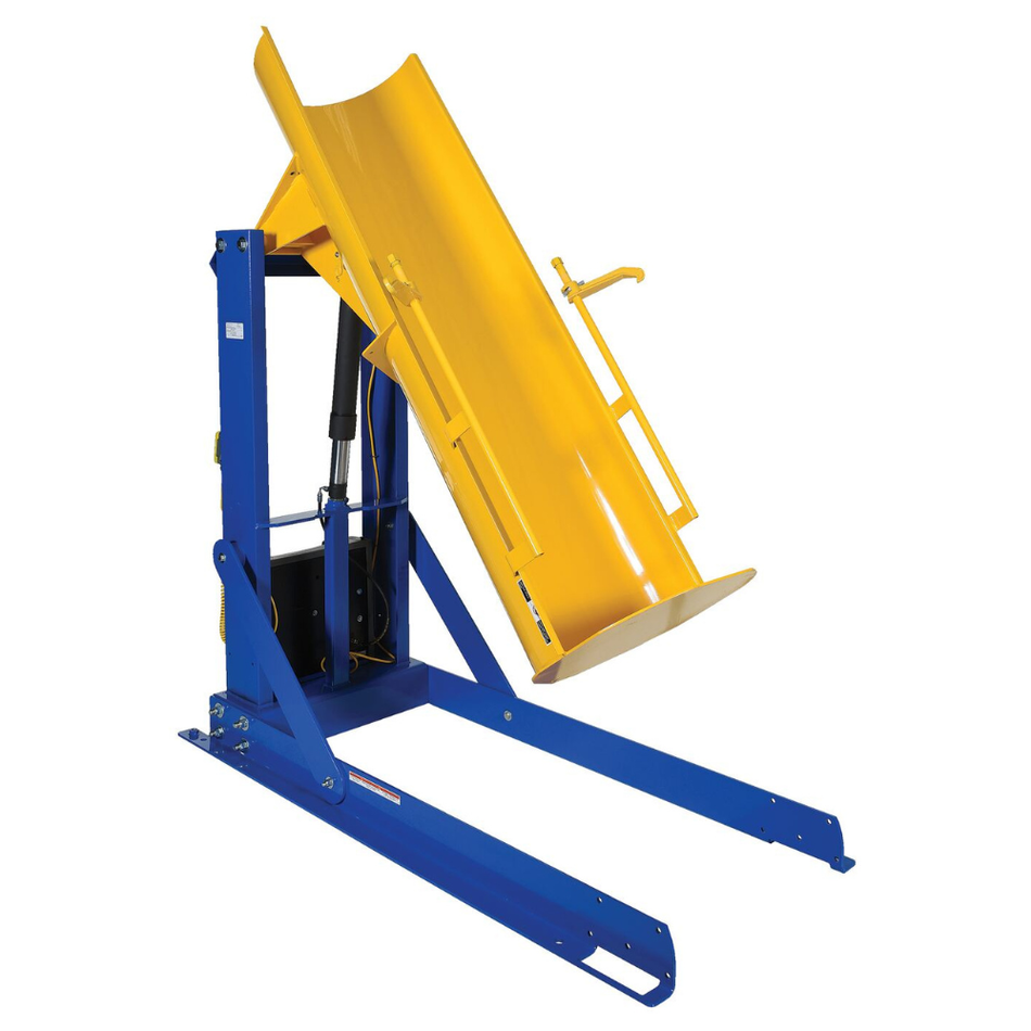 Steel Stationary Hydraulic Drum Dumper – 72 In. Dump Height – 750 lb Capacity – HDD-72-7-S – Vestil