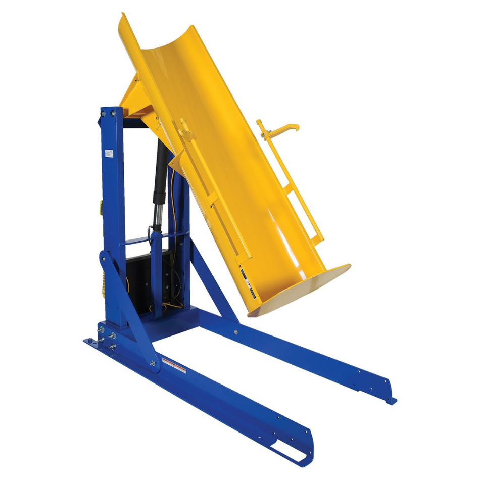 Steel Stationary Hydraulic Drum Dumper – 60 In. Dump Height – 750 lb Capacity – HDD-60-7-S – Vestil