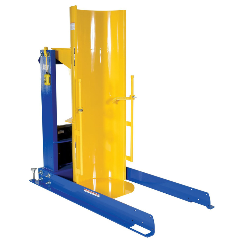 Steel Stationary Hydraulic Drum Dumper – 48 In. Dump Height – 1,500 lb Capacity – HDD-48-15-S – Vestil
