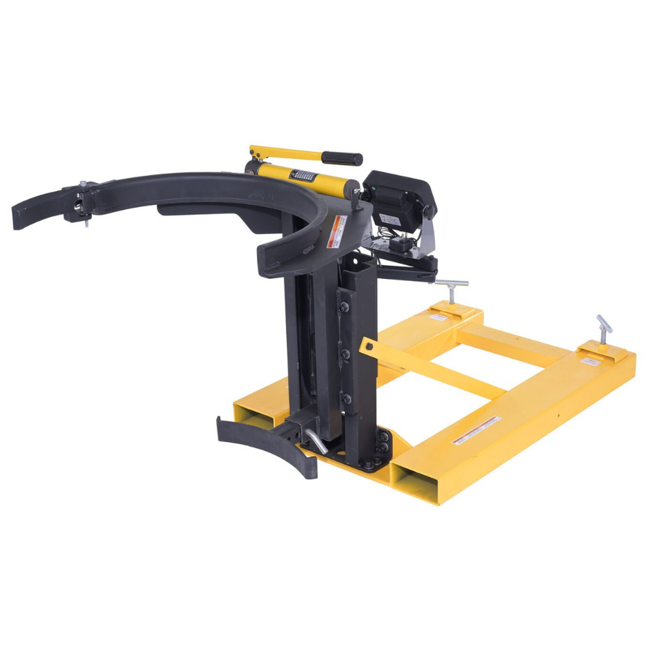 Steel Fork Mounted Poly/Steel Drum Gripper with LED Scale – 55 Gallon – 700 Lb. Capacity – DGPS-55-SCL – Vestil