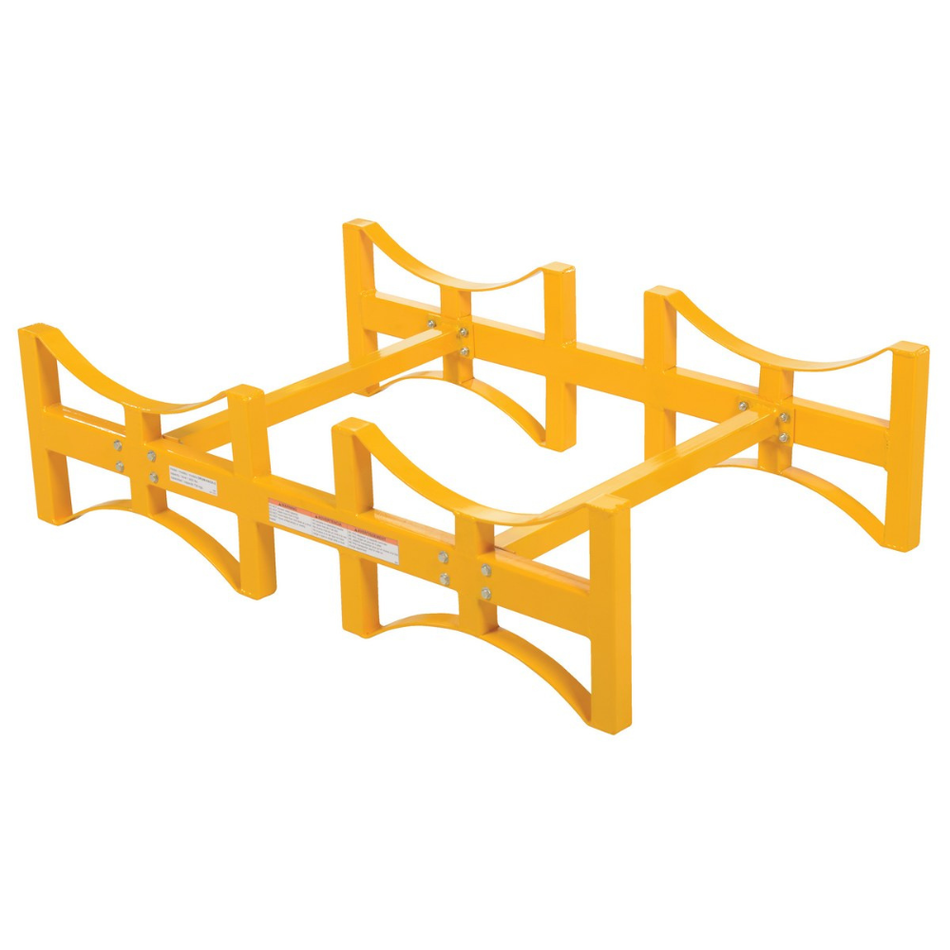 Steel Stackable 2 Drum Rack – 1,600 lb Capacity – DRUM-RACK-2 – Vestil