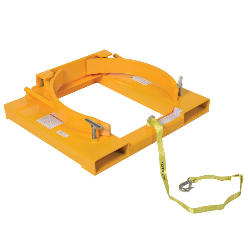 Steel Deluxe Single Drum Gripper – 55 Gallon – 1500 Lb. Capacity – DGS-55-D – Vestil