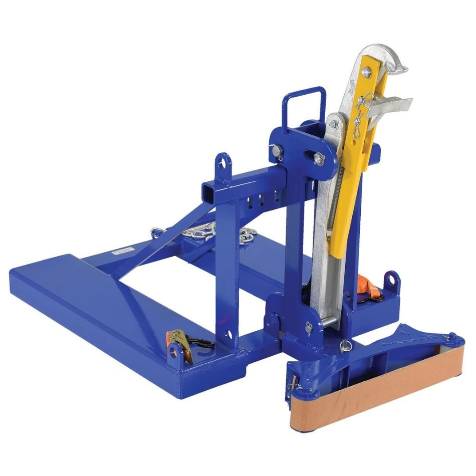 Steel Automatic Eagle Beak Drum Lifter – 1 Drum with Belt Saddle – 1000 Lb. Capacity – FMDL-1-LDS-B1 – Vestil