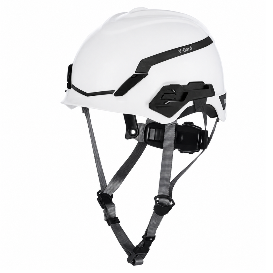 V-Gard H1 Non-Vented Safety Helmet with Fas-Trac® III Pivot Ratchet Suspension - MSA