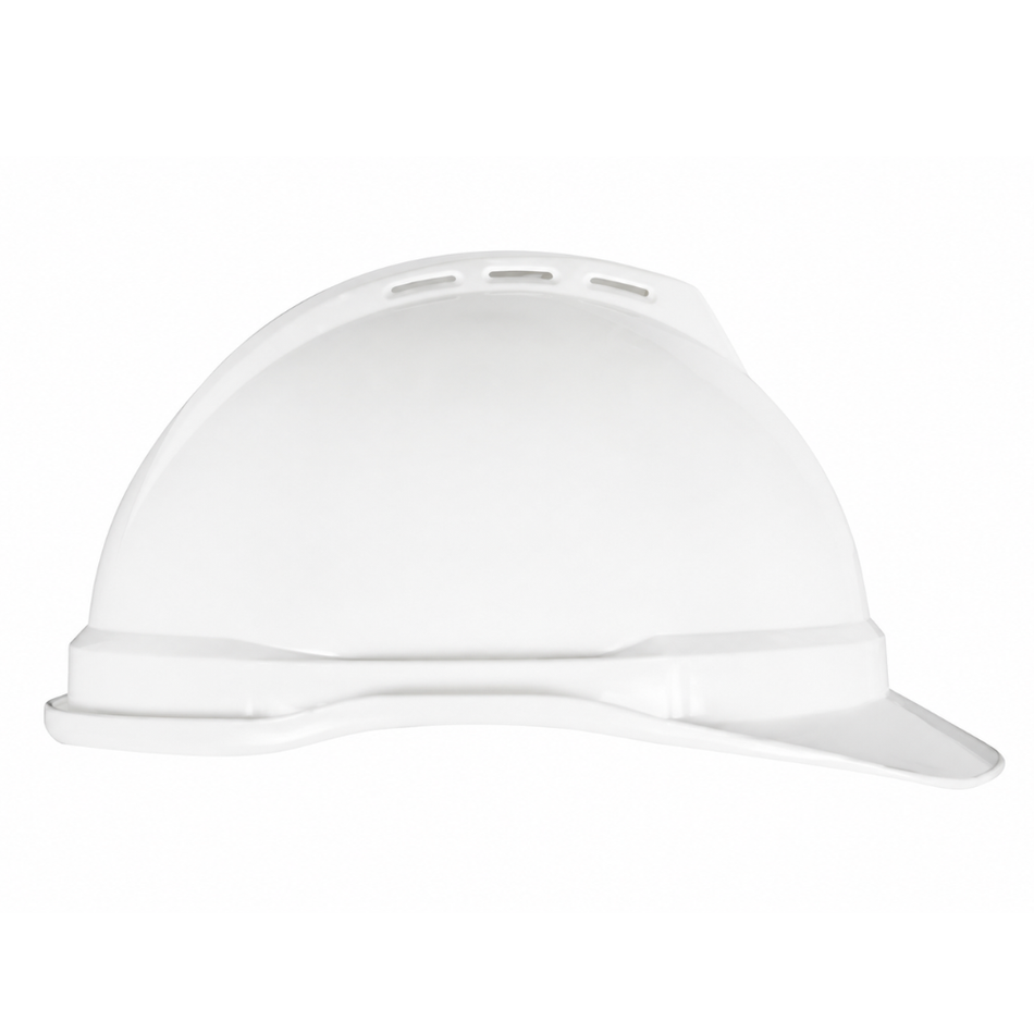 V-Gard 500 Vented Hard Hat Cap with 4-Point Fas-Trac III Suspension - MSA
