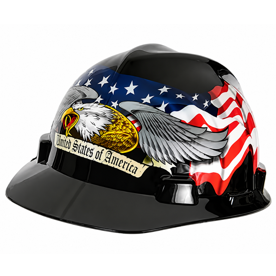 American Freedom Series V-Gard Slotted Hard Hat Cap, Standard Size - MSA