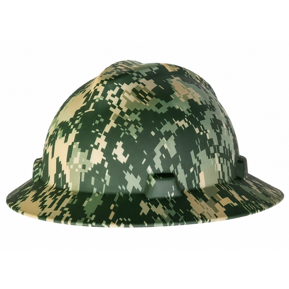 Canadian Freedom Series V-Gard Slotted Full Brim Hard Hat - MSA