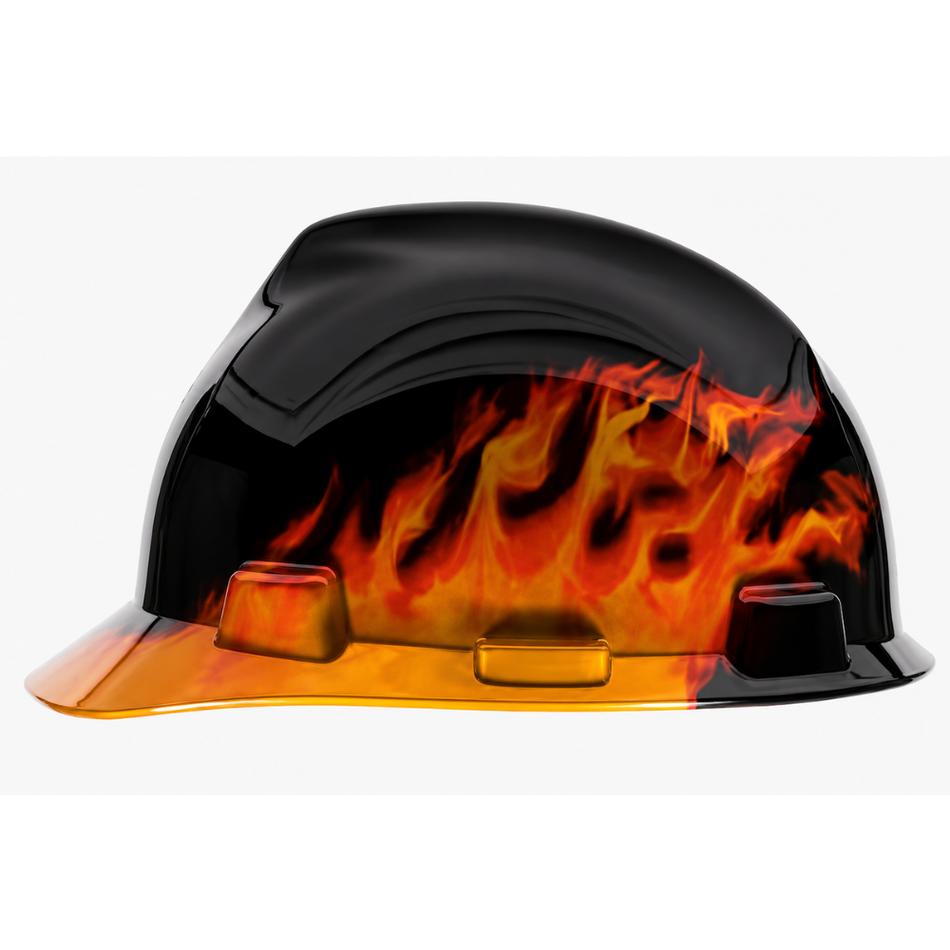 Specialty V-Gard Hard Hat Cap with Fas-Trac Suspension - MSA