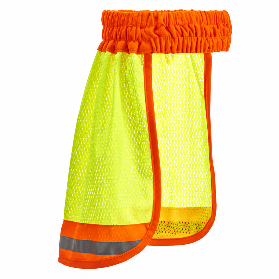 SunShade Hard Hat Protector, Breathable Mesh, One Size Fits All - MSA