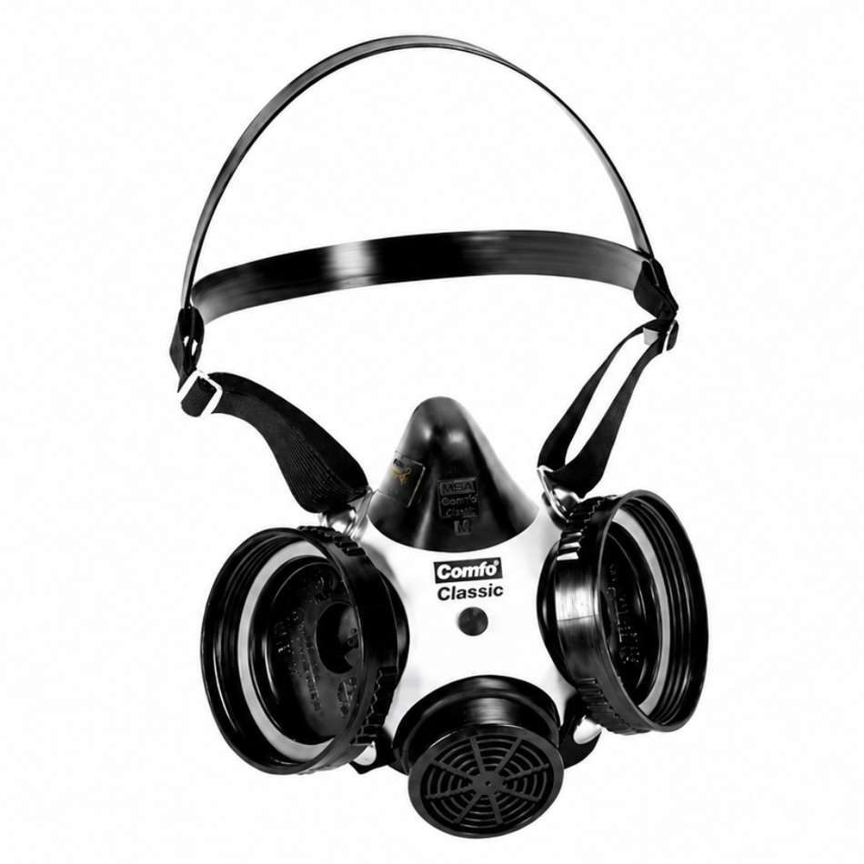 Comfo Classic Half-Mask Respirator, SoftFeel Hycar Facepiece - MSA