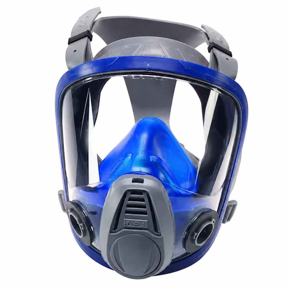 Advantage 3200 Full-Face Respirator, Rubber Harness - MSA