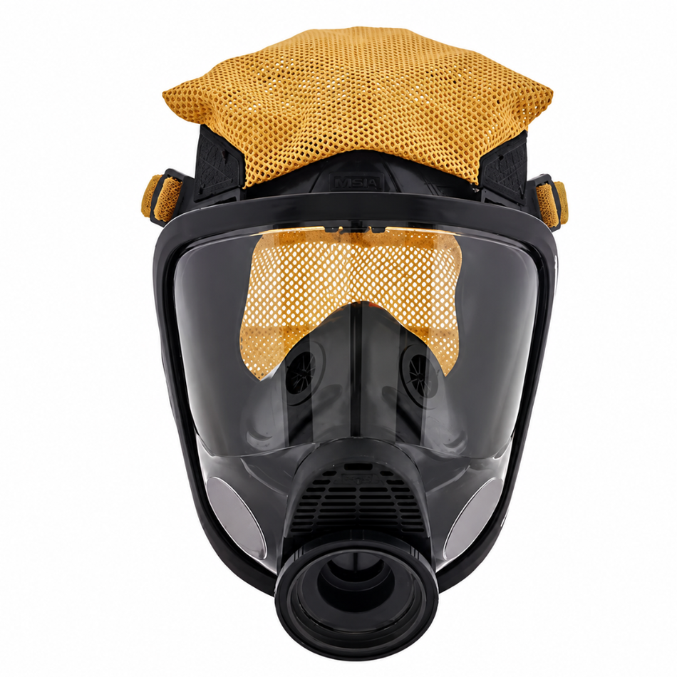 Advantage 4200 Full Facepiece Respirator, Silicone with Kevlar Head Harness - MSA