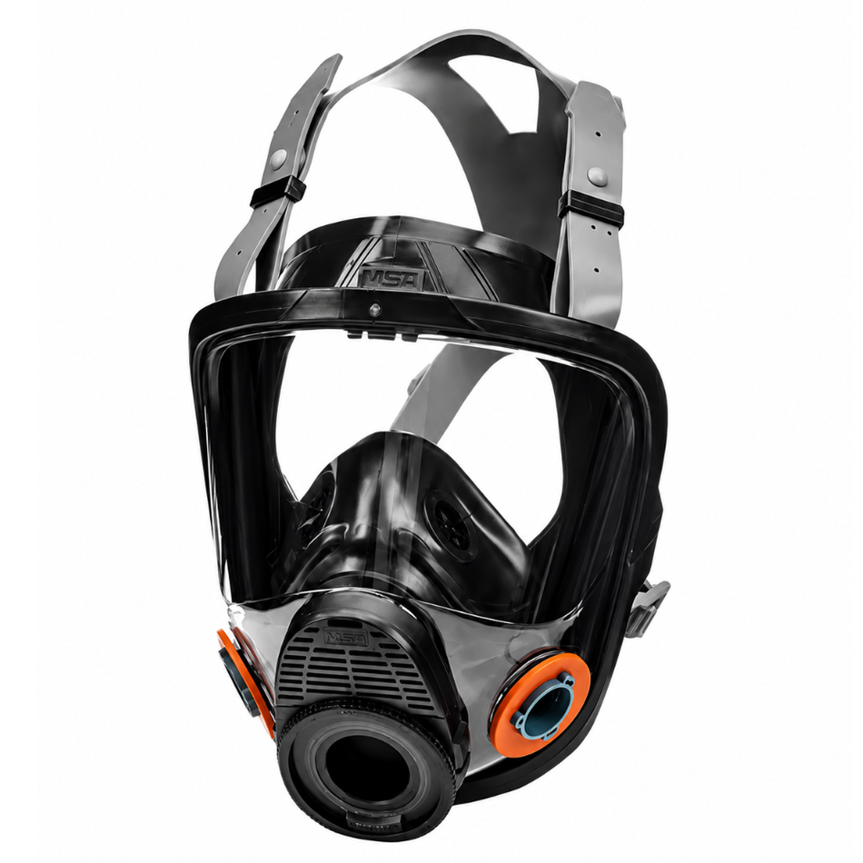 Advantage 4200 Full-Facepiece Respirator, Hycar with Rubber Harness - MSA
