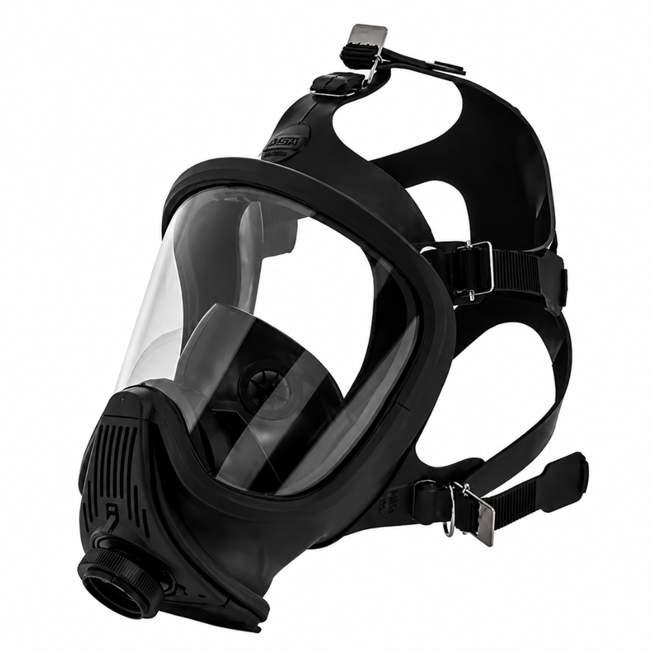 Ultra Elite Chin-Type Gas Mask, Silicone, Black - MSA
