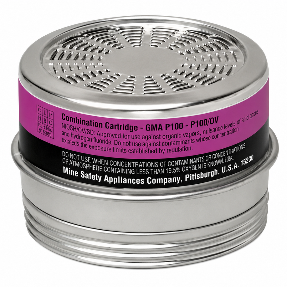 Comfo P100 Respirator Cartridges, 6-Pack – MSA