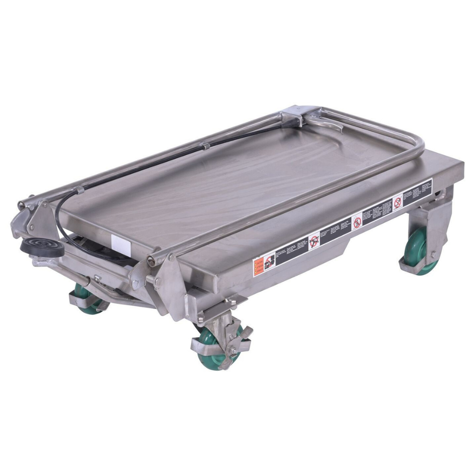 300 Lb. Stainless Steel Scissor Cart - CART-300-SS3 – Vestil