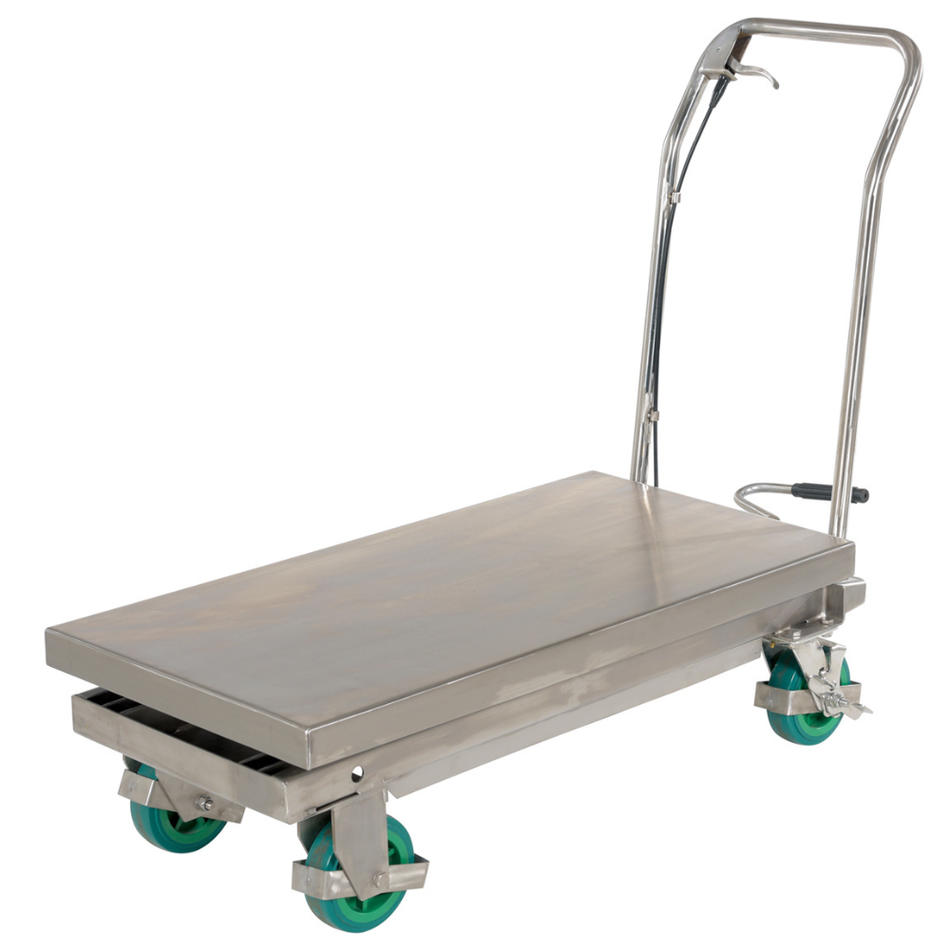 1000 Lb. Stainless Steel 304 Scissor Cart – CART-1000-SS2 – Vestil