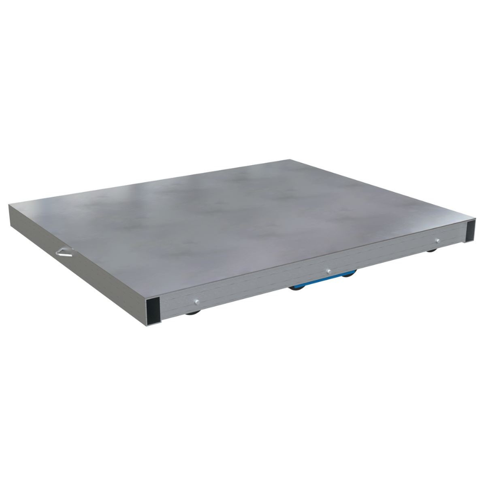 6000 Lb. Aluminum Pallet Dolly with Solid Top and Tilt – DOL-ST-3636-8T – Vestil