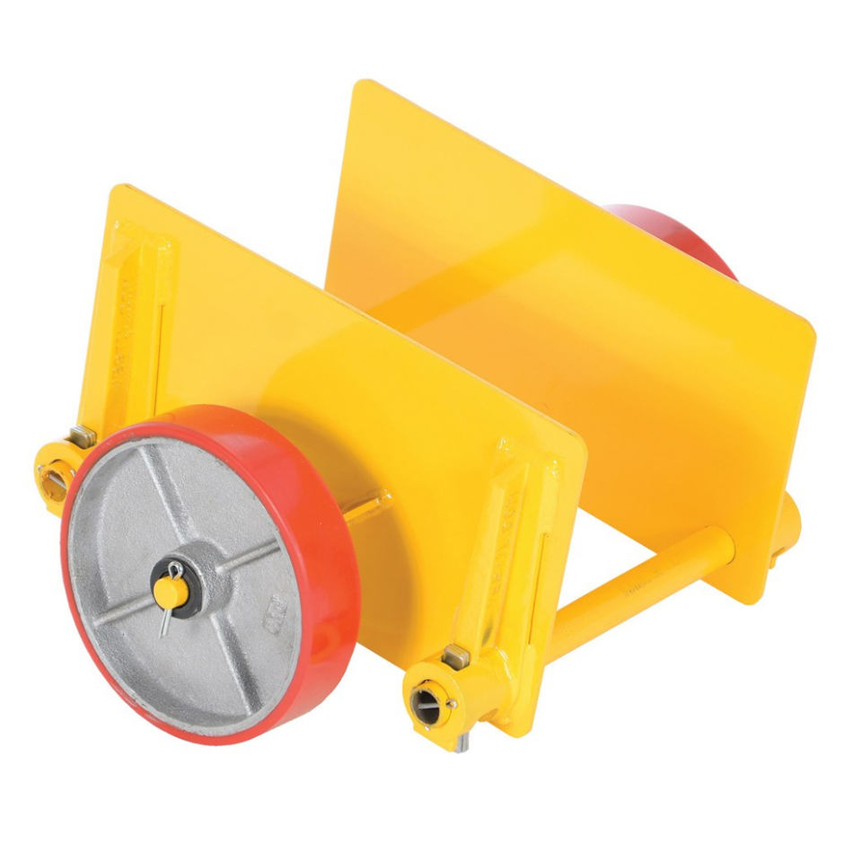 1000 Lb. Steel Adjustable Panel Dolly with Poly-On-Steel Casters  – PLDL-ADJ-8PS - Vestil