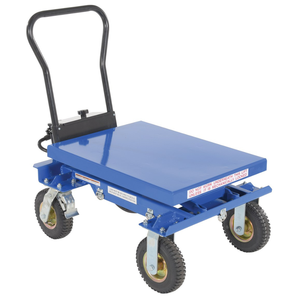 400 Lb. Steel Rough Terrain Elevating Cart – CART-PN-400 – Vestil