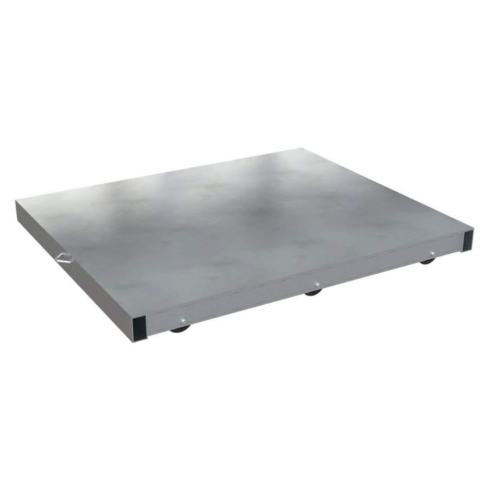 4000 Lb. Aluminum Pallet Dolly with Solid Top – DOL-ST-4048-6NT – Vestil