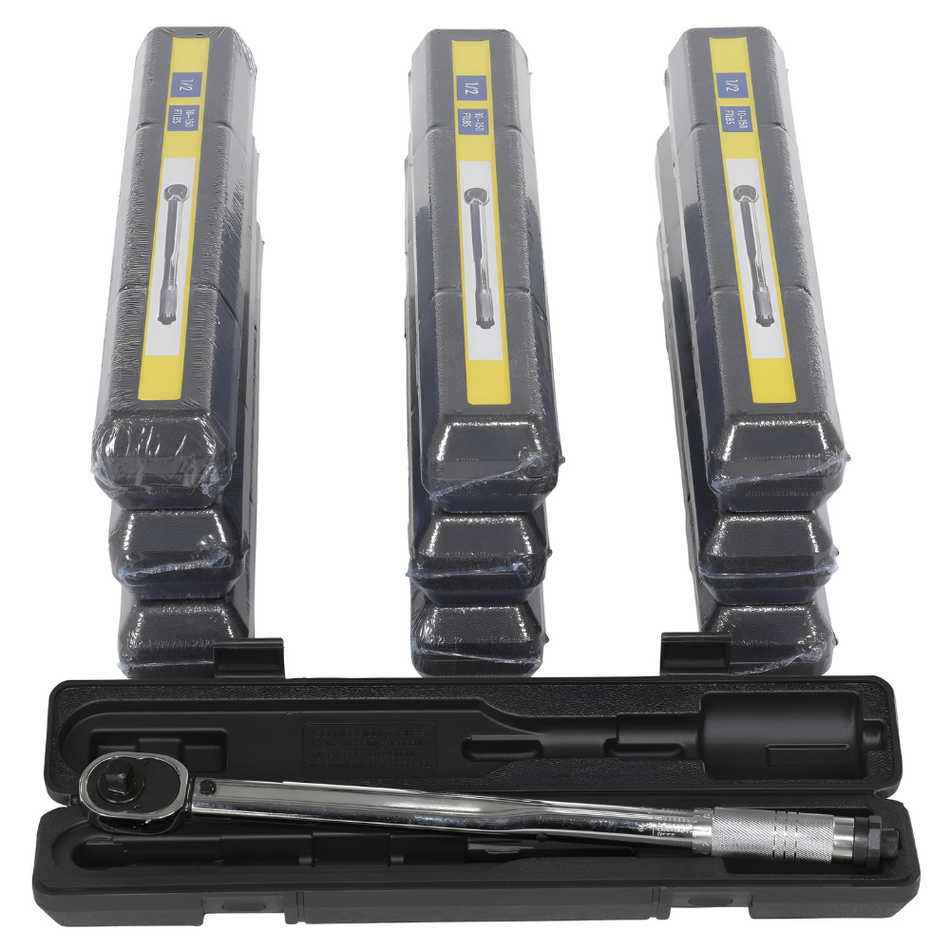 1/2" Drive Torque Wrench – 10 to 150 Ft-Lbs – 10 Pack – TW-12-10PK – Vestil