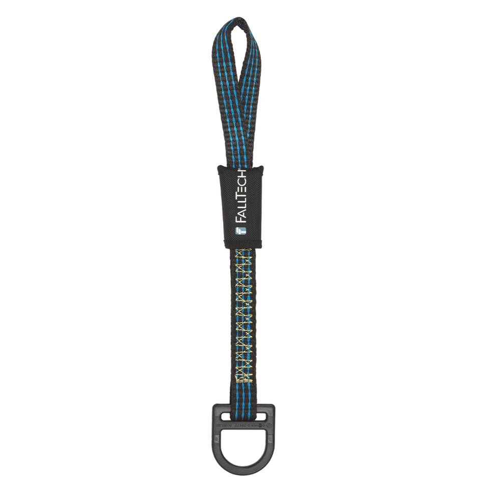 18" EdgeCore™ Dorsal D-Ring Extender with Loop and Dielectric D-ring – 8365LD – FallTech