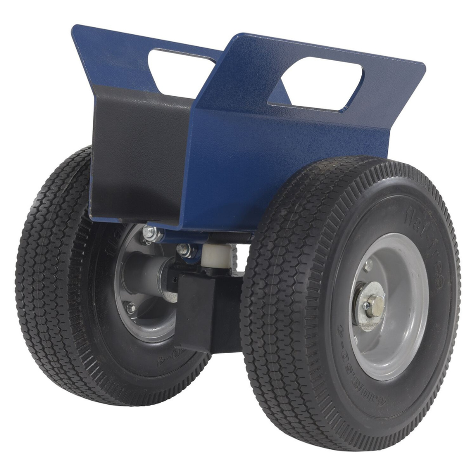 500 Lb. Steel Heavy Duty Adjustable Panel Dolly with Foam-Filled Wheels - PLDL-HD-4-10FF - Vestil